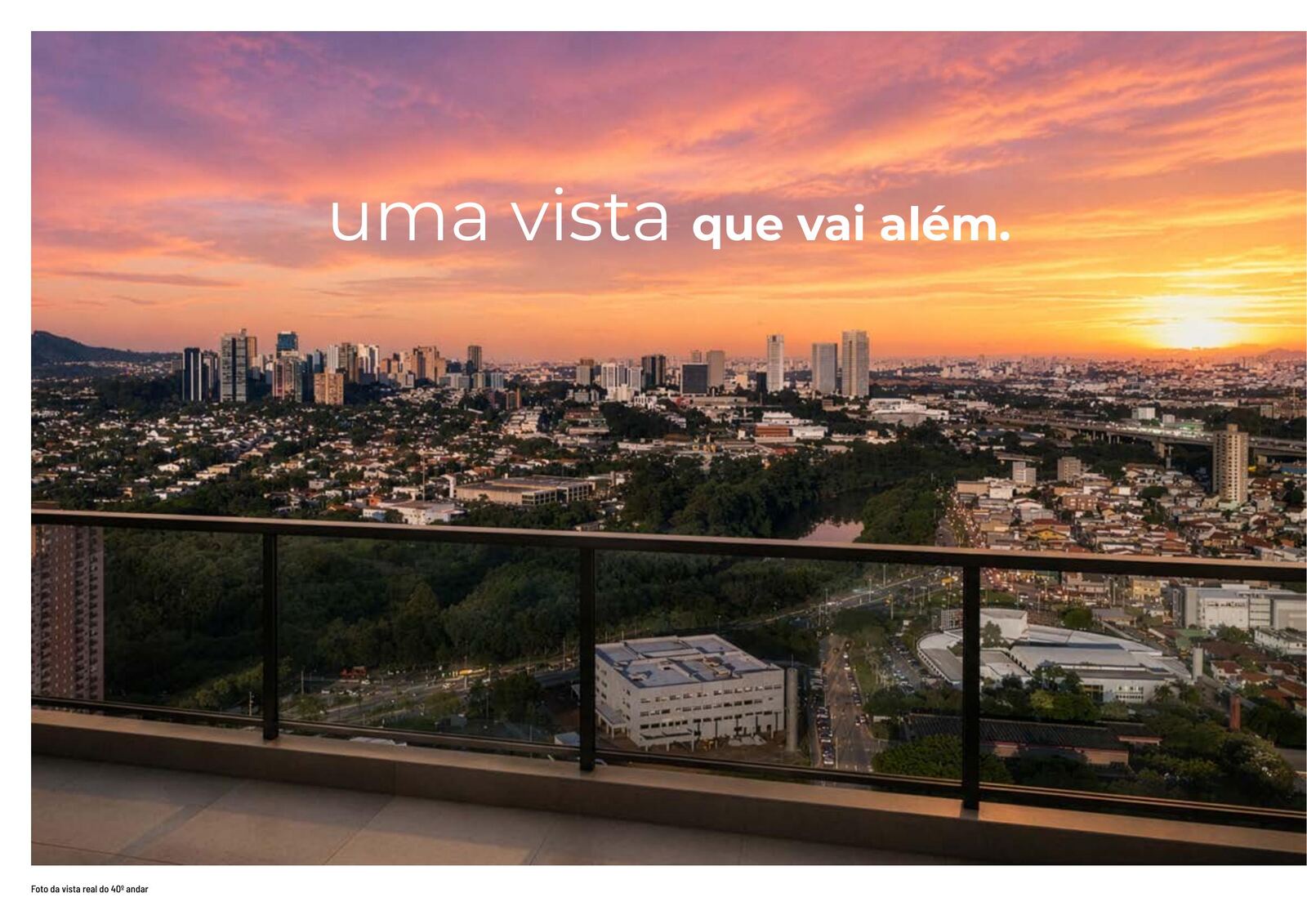 Vista do Dom Parque, lançamento em Barueri